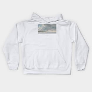 Coastal Scene with Cliffs by John Constable Kids Hoodie